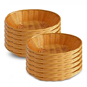 Wicker Bread Basket Set for Proofing Bread (no cloths included)