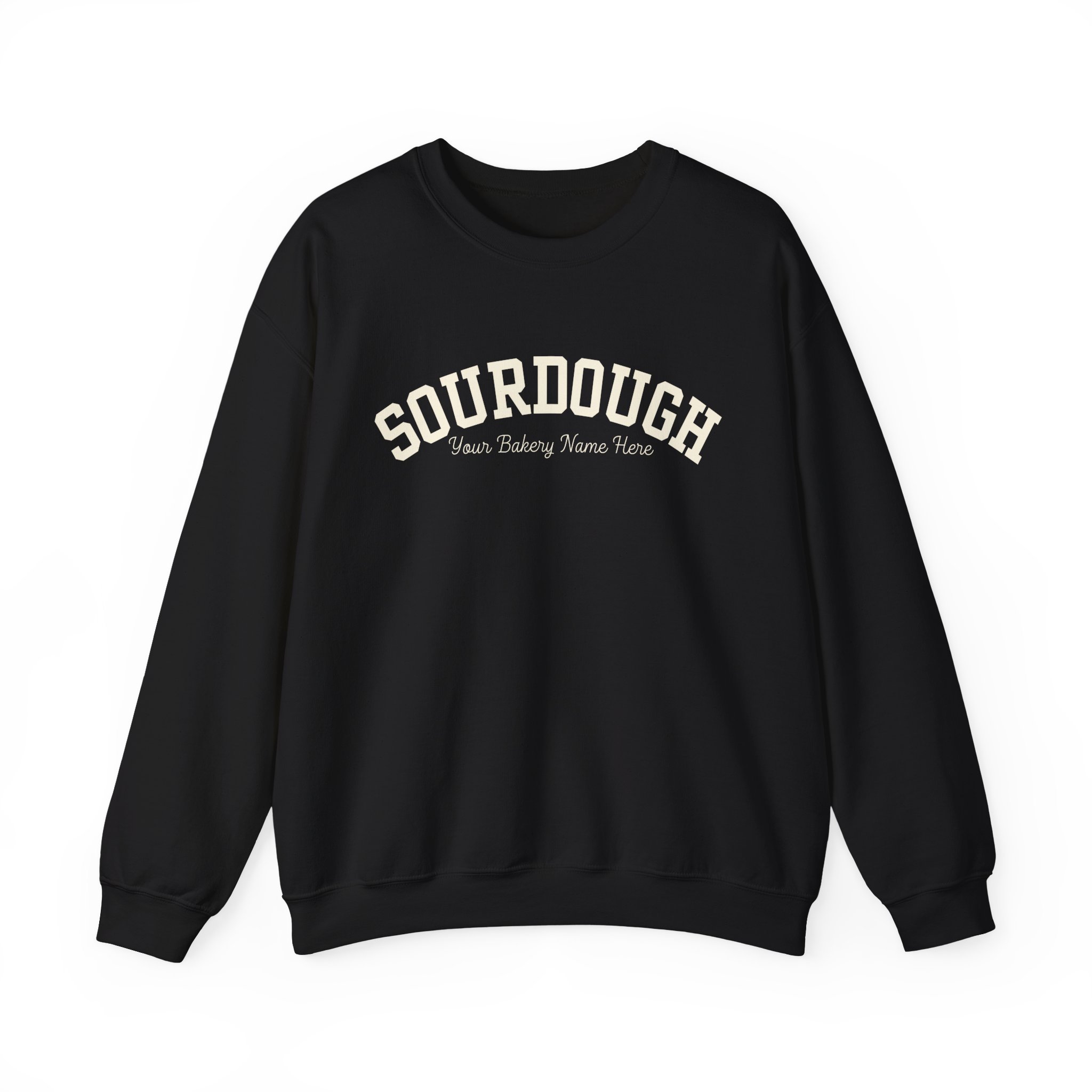 Custom sourdough bakery Unisex Heavy Blendâ„¢ Crewneck Sweatshirt - Image 3