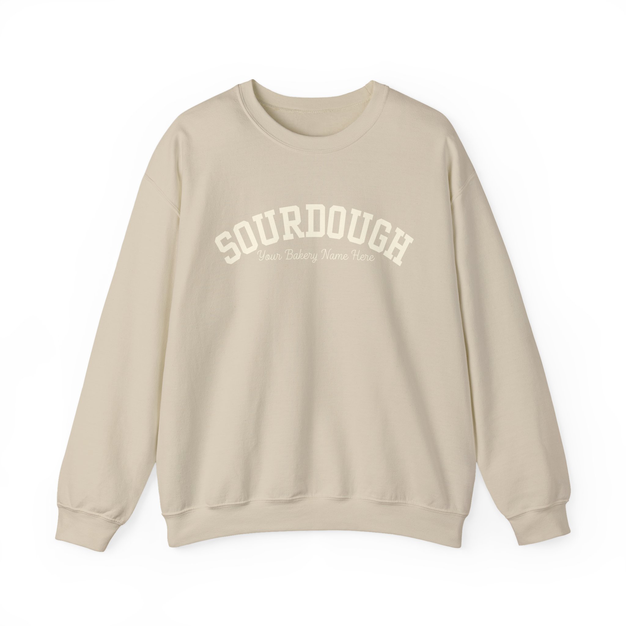Custom sourdough bakery Unisex Heavy Blendâ„¢ Crewneck Sweatshirt - Image 4