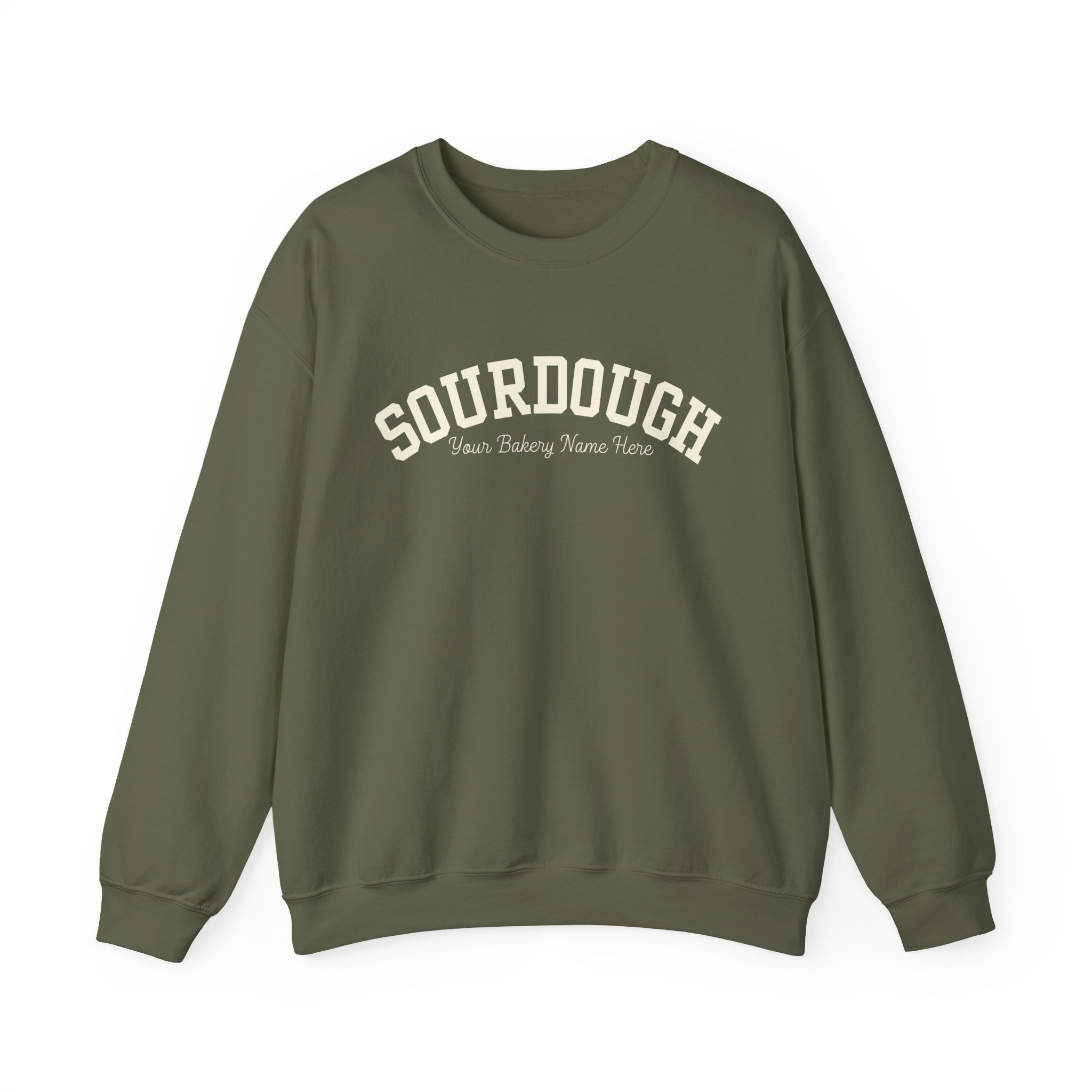 Custom sourdough bakery Unisex Heavy Blendâ„¢ Crewneck Sweatshirt - Image 5