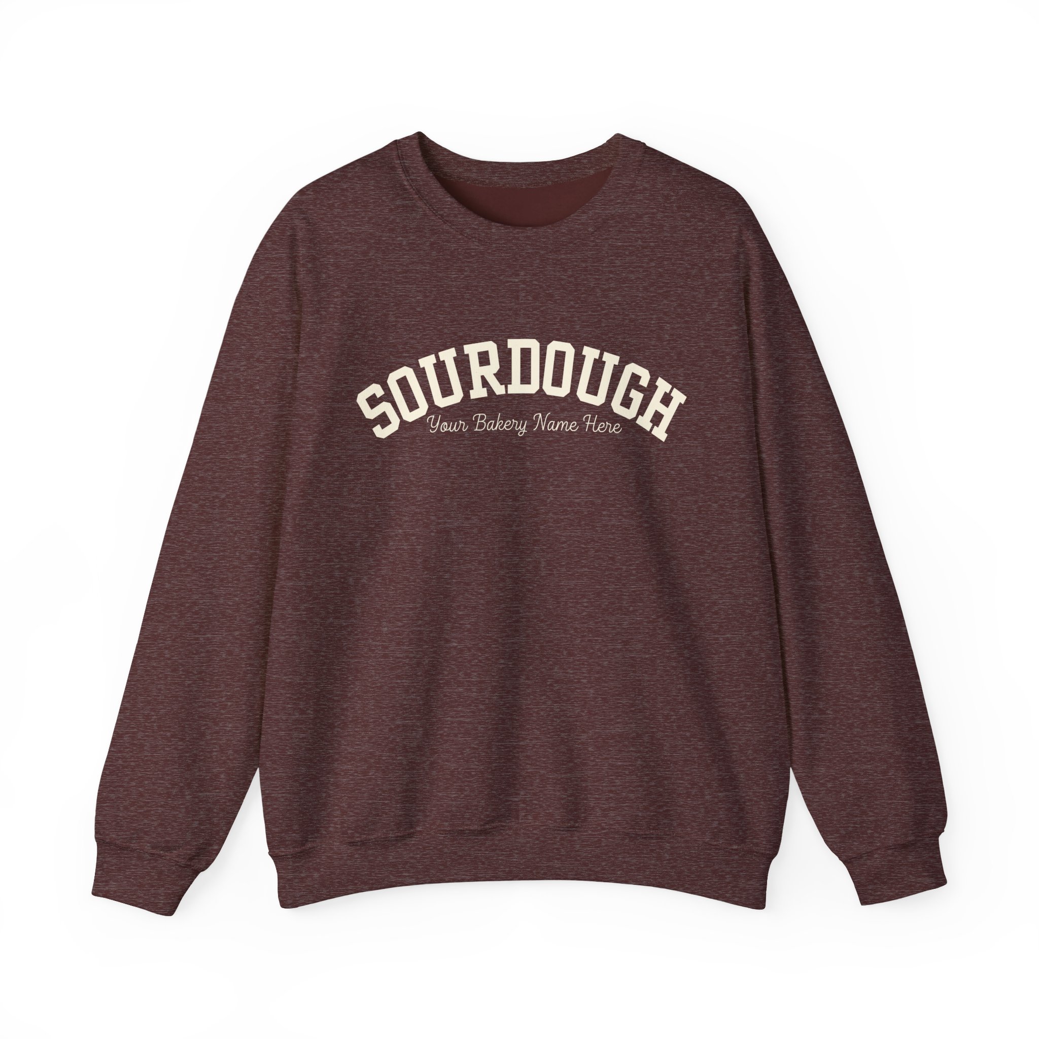 Custom sourdough bakery Unisex Heavy Blendâ„¢ Crewneck Sweatshirt - Image 2