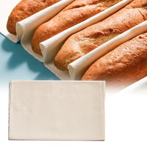 Fermented Cloth Dough Bakers Pans Bakers Dough Couche Pure Cotton Pastry Proofing Cloth Baking French Bread Baguettes Loafs